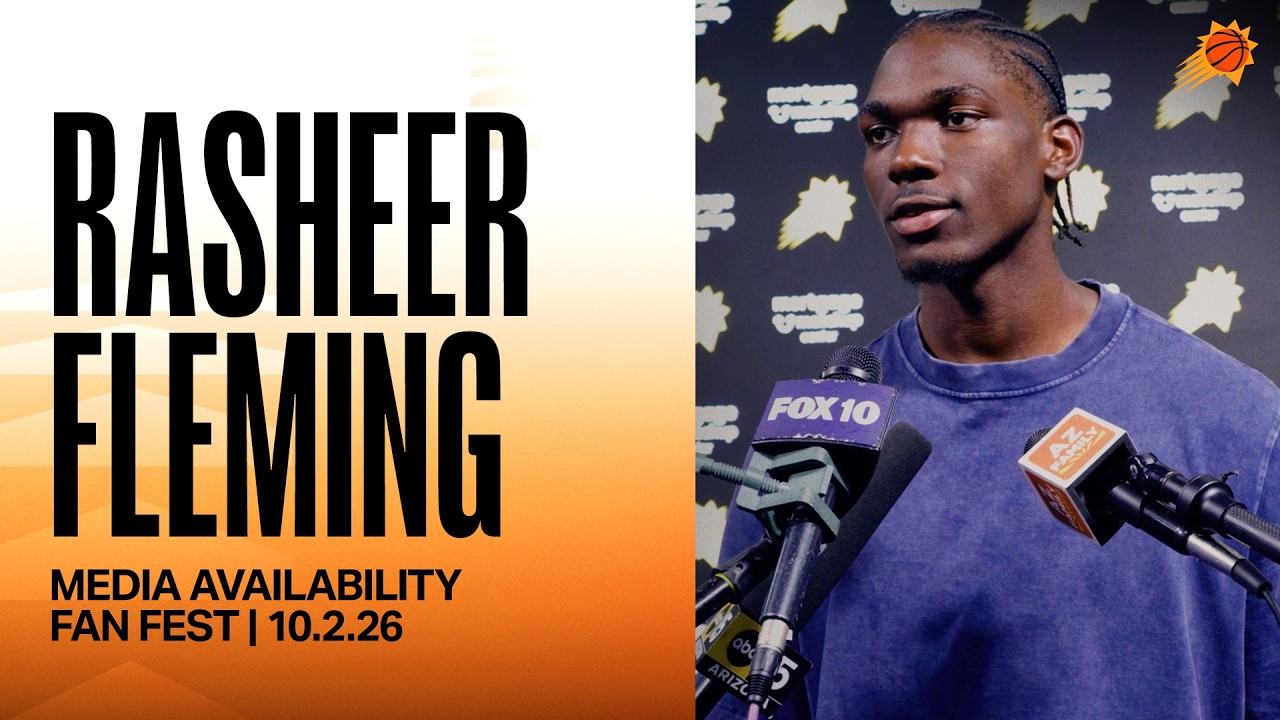 Rasheer Fleming Fan Fest Media Availability | 10-2-26 background