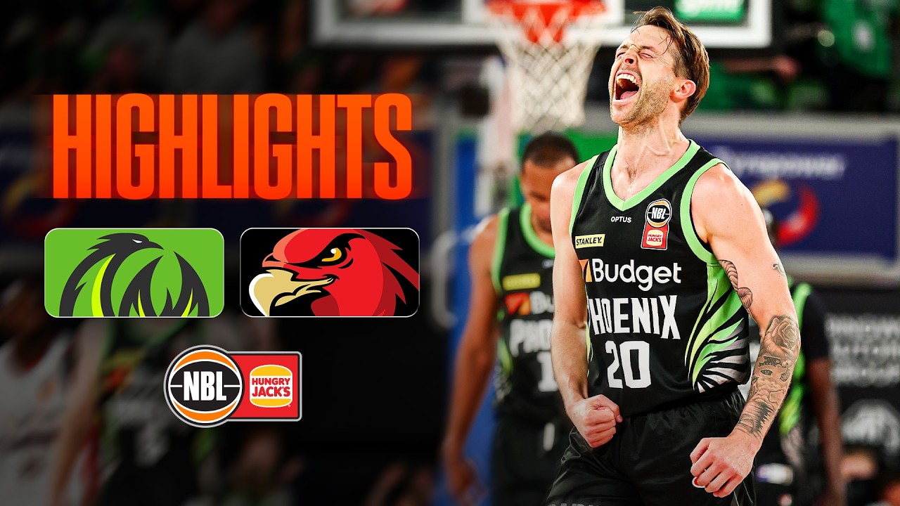South East Melbourne Phoenix vs. Illawarra Hawks - Game Highlights - Round 3, NBL27 background