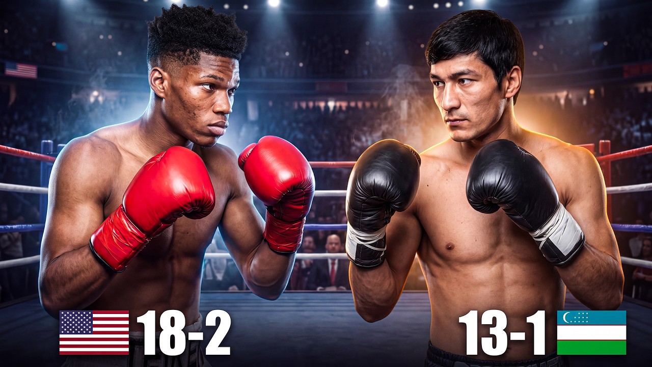 Miracle KO! Raymond Ford (USA) vs Otabek Kholmatov (UZB) | Boxing Fight Highlights | KO background
