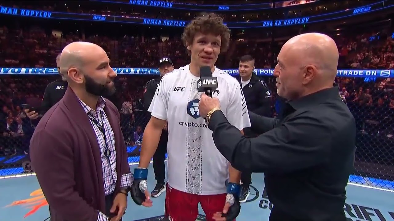 UFC 332: Роман Копылов - Слова после боя background