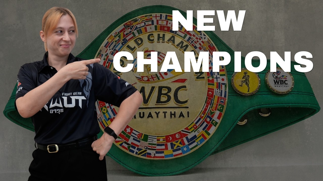WBC Muay Thai Breaking News For October! background