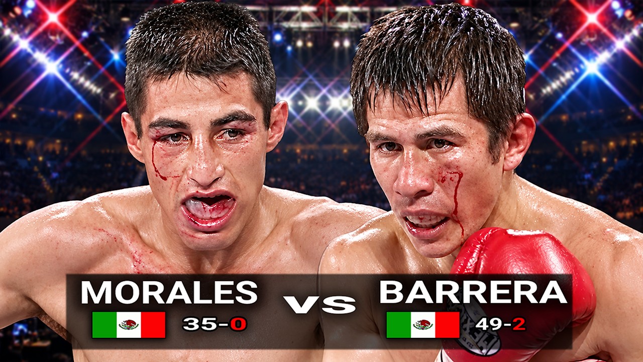 Erik Morales (Mexico) vs Marco Antonio Barrera (Mexico) | Boxing Fight Highlights HD background