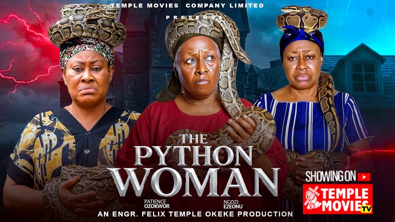 THE PYTHON WOMAN - SHE EATS AT MIDNIGHT poster