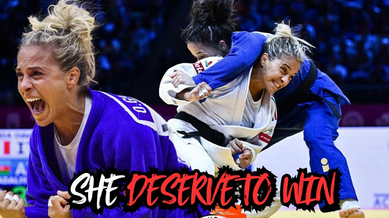 🥉 ODETTE GIUFFRIDA 🇮🇹 WINS WORLD BRONZE 🔥 | -52KG Baku World Championships 2026 background