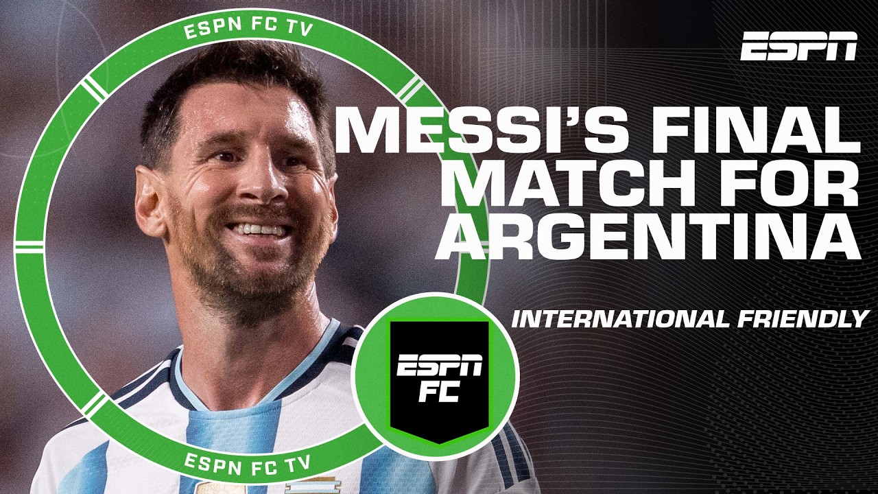 Extended international break review + Lionel Messi to play in final match for Argentina 🥹 | ESPN FC background