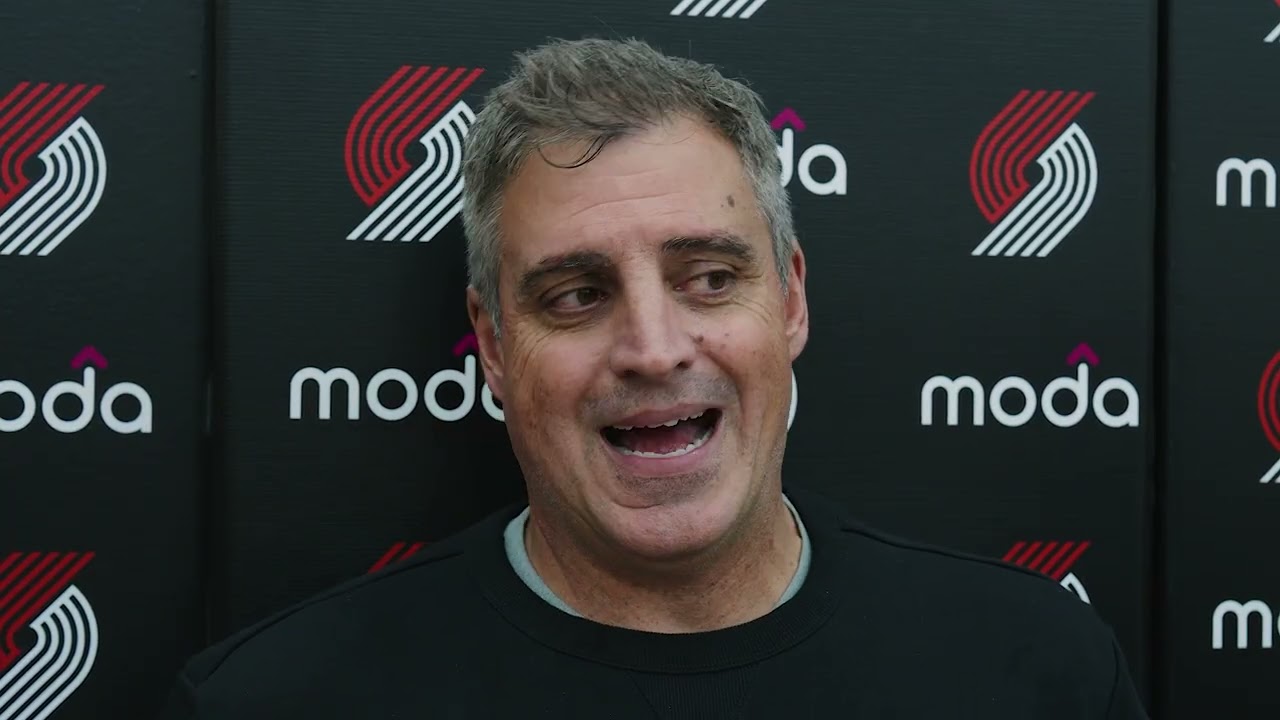 Micah Nori Media Availability | Oct. 5, 2026 | Portland Trail Blazers background