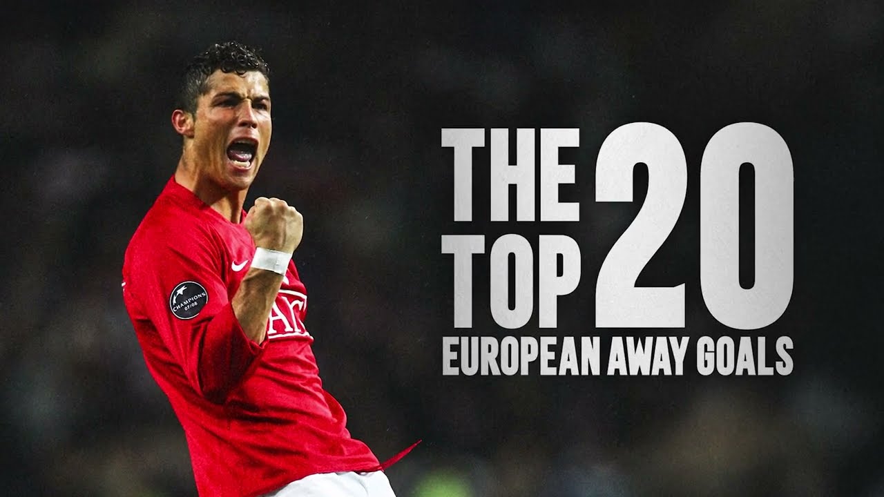 Top 20 Man Utd European Away Goals background