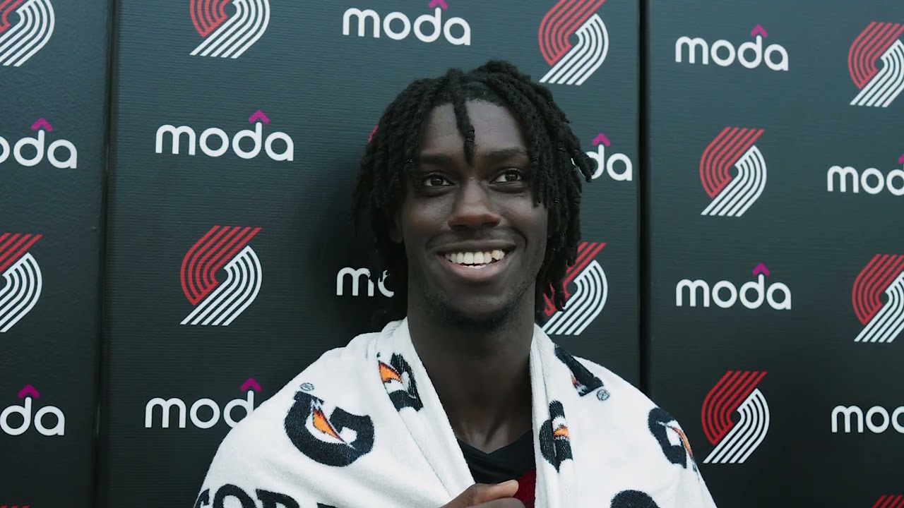 Sidy Cissoko Media Availability | Oct. 5, 2026 | Portland Trail Blazers background