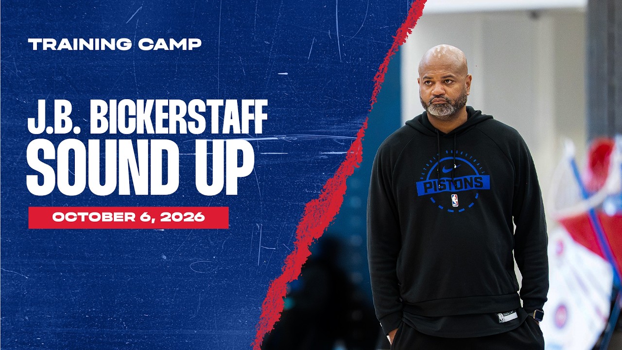 2026 Training Camp Media Availability | Coach J.B. Bickerstaff l 10.06.26 background