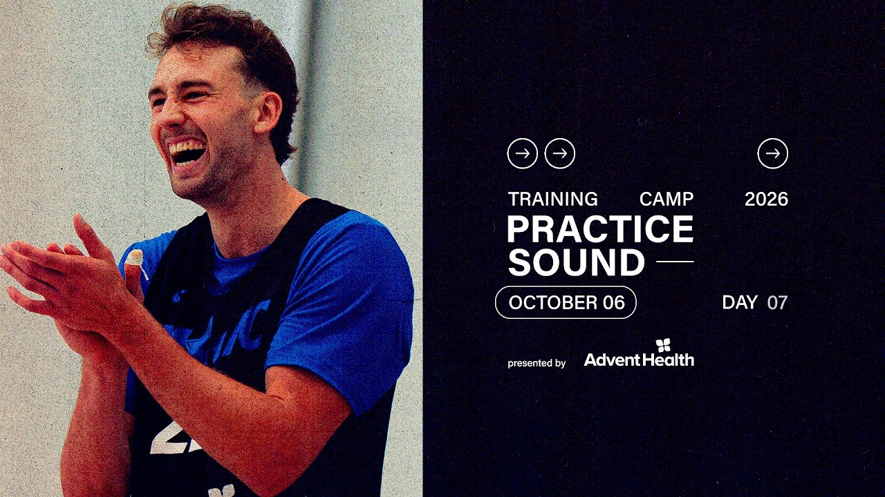 TRAINING CAMP SOUND: COACH SWEENEY, FRANZ WAGNER & NOAH PENDA background