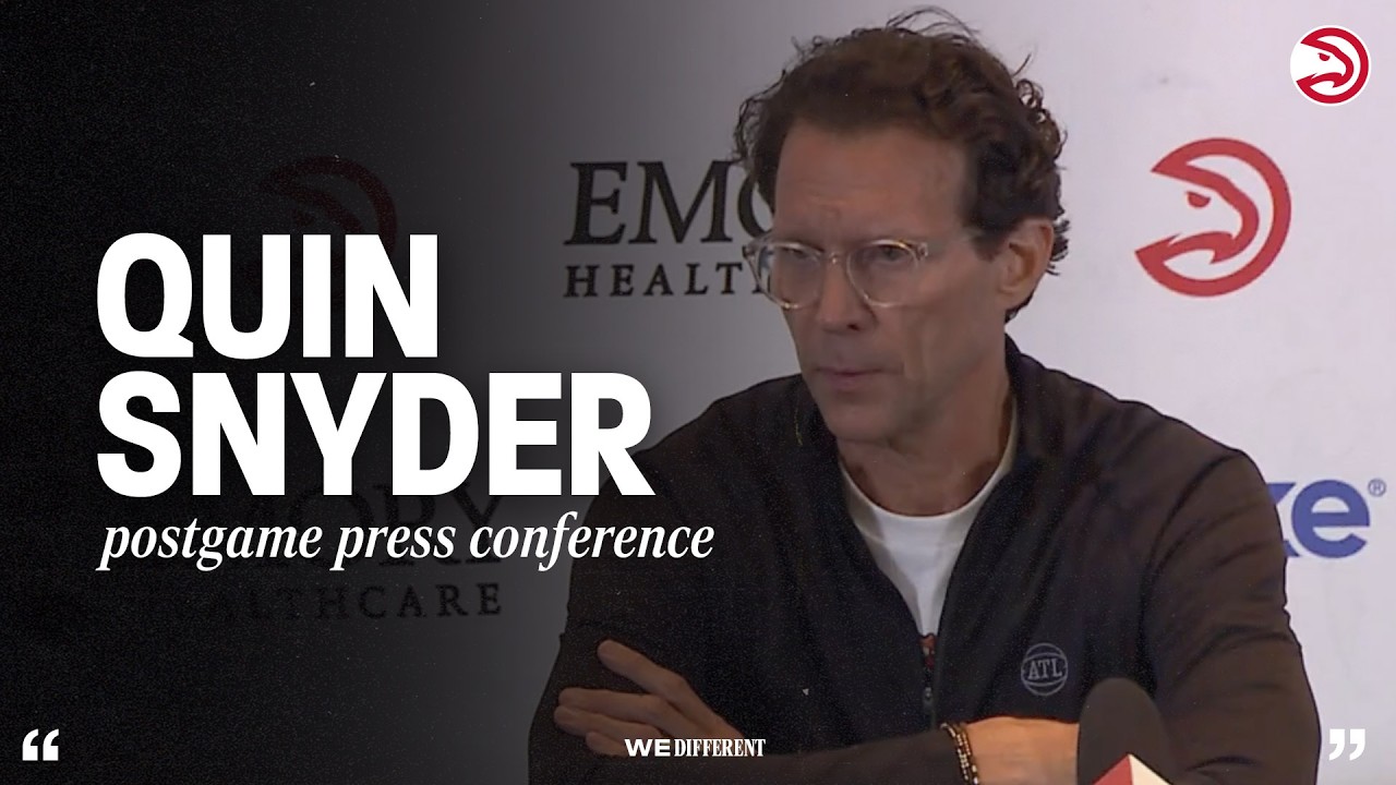 Hawks vs. Grizzlies Postgame Press Conference: Quin Snyder background