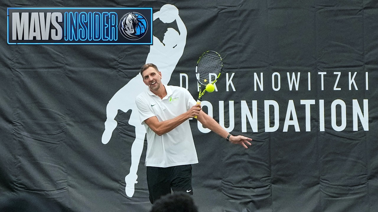 MavsTV | Mavs Insider | Dirk Nowitzki Tennis Classic background