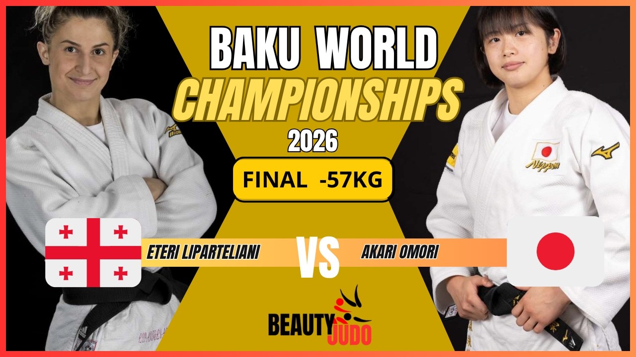 π Final -57Kg | Eteri LIPARTELIANI (GEO) vs Akari OMORI (JPN) | Baku World Championships 2026 π background