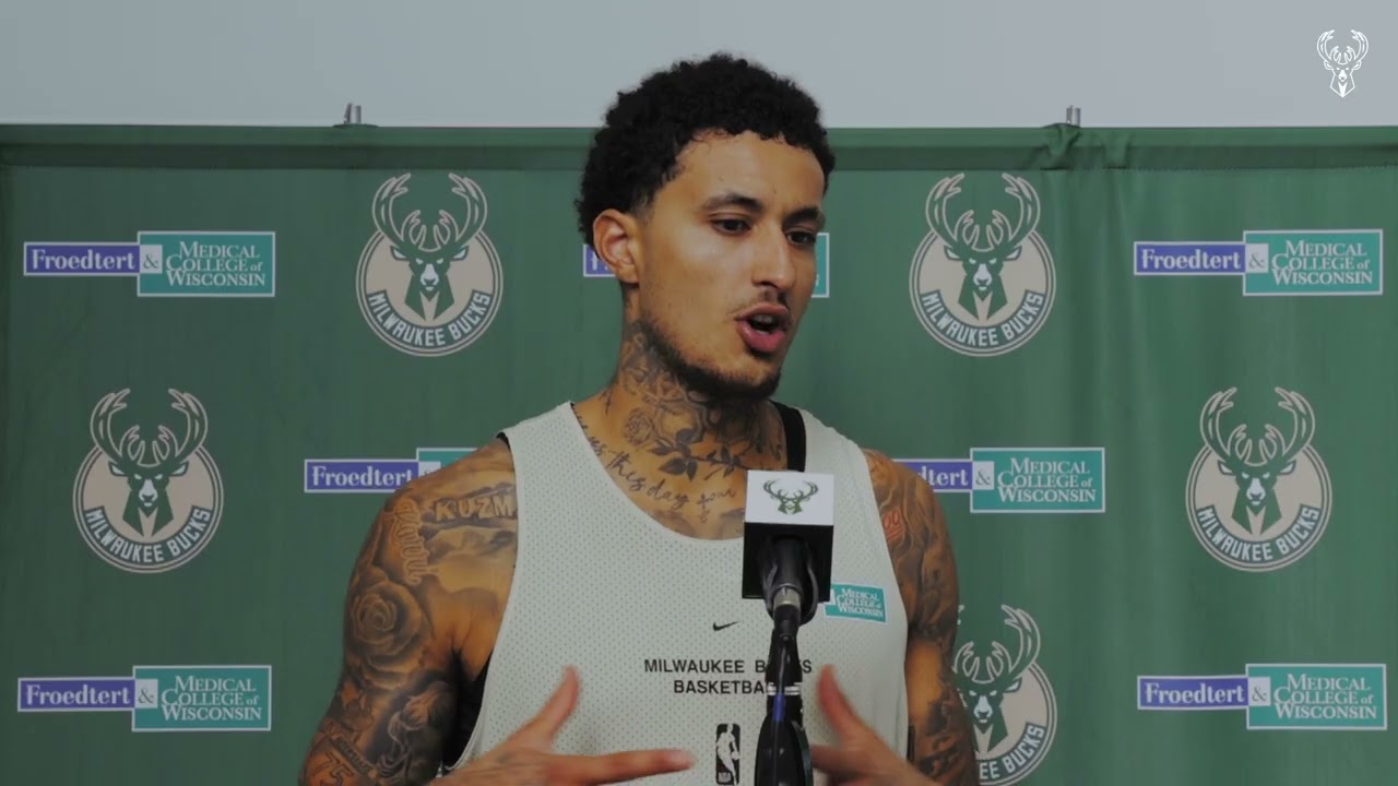 Kyle Kuzma Media Availability | 10.06.26 background