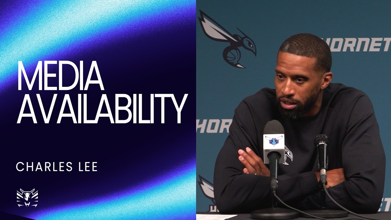 Hornets vs Nets: Coach Charles Lee Postgame Media Availability | 10/6/2026 background