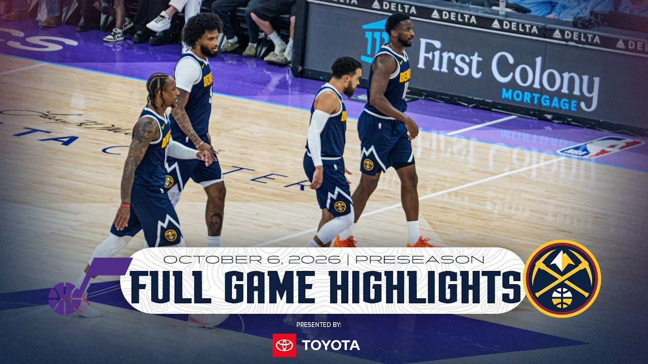 Denver Nuggets vs. Utah Jazz Full Game Highlights 📺 background