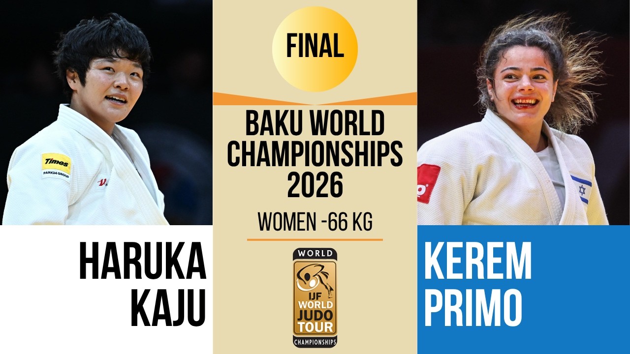 Haruka KAJU VS Kerem PRIMO | Baku World Championships 2026 | GOLD -63 kg background