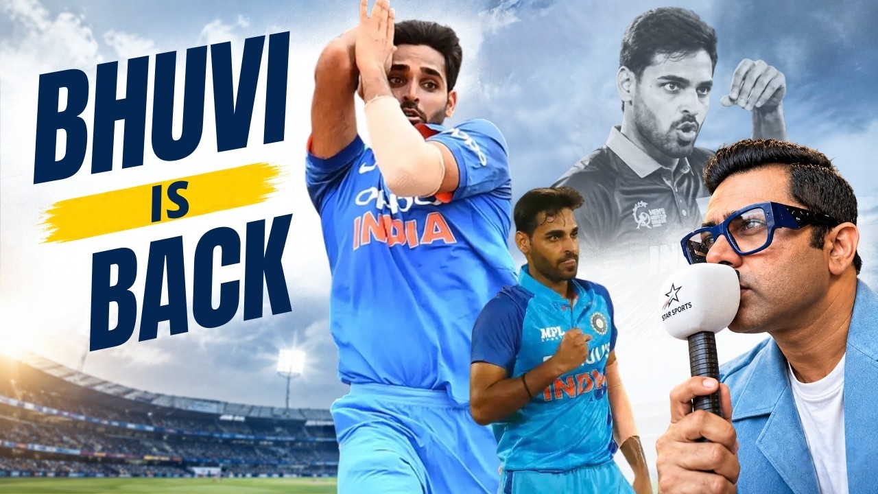 Bhuvneshwar Kumar RETURNS! ЁЯФе Harmanpreet Resigns, Ganguly Joins DC - Big Cricket Stories #Aakashvani background