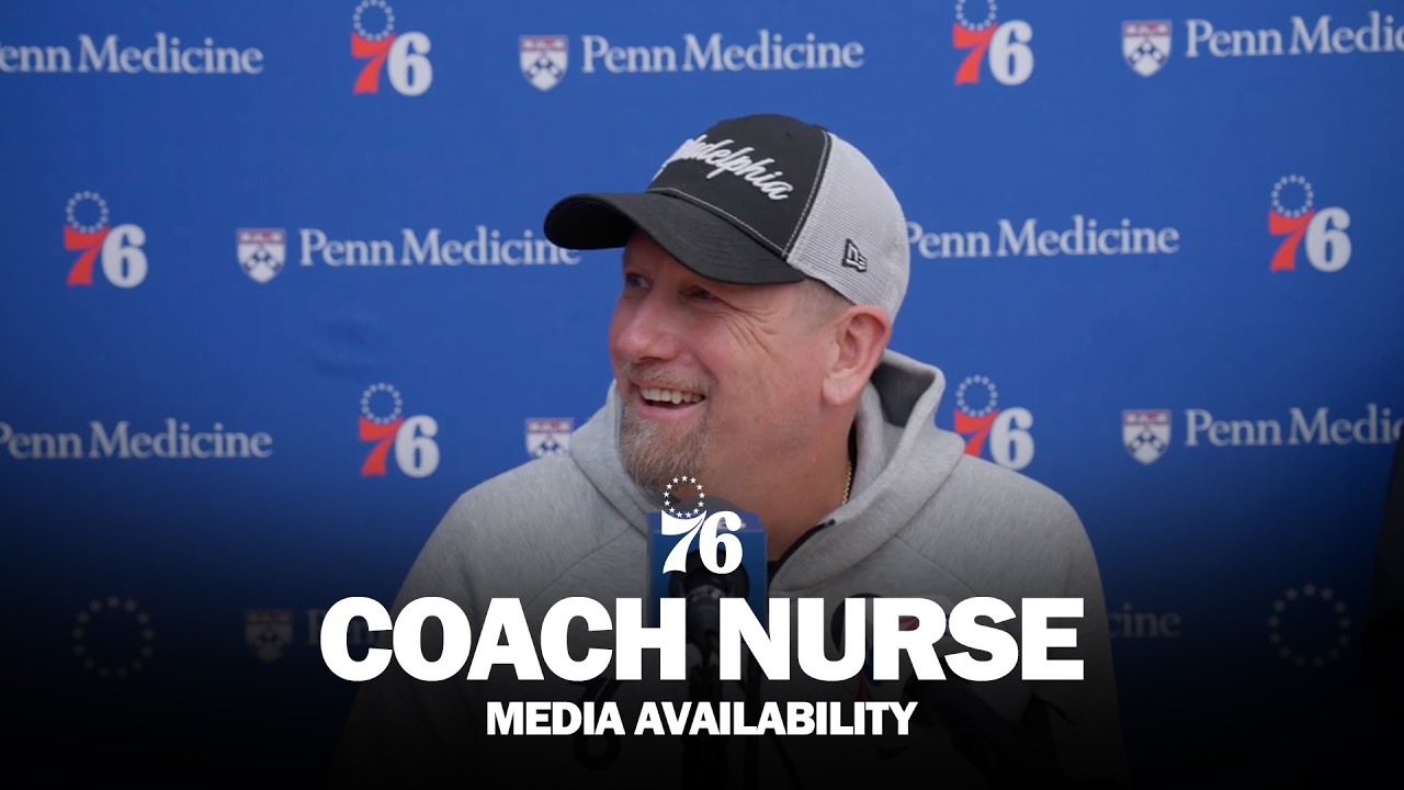 Philadelphia 76ers Practice Media Availability ๐๏ธ | Coach Nurse | 10.07.26 background