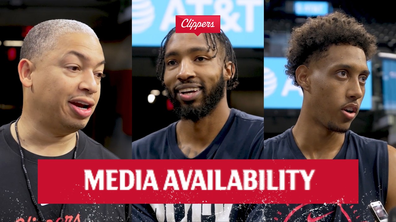 Practice Media Availability (10/06/26) | LA Clippers background