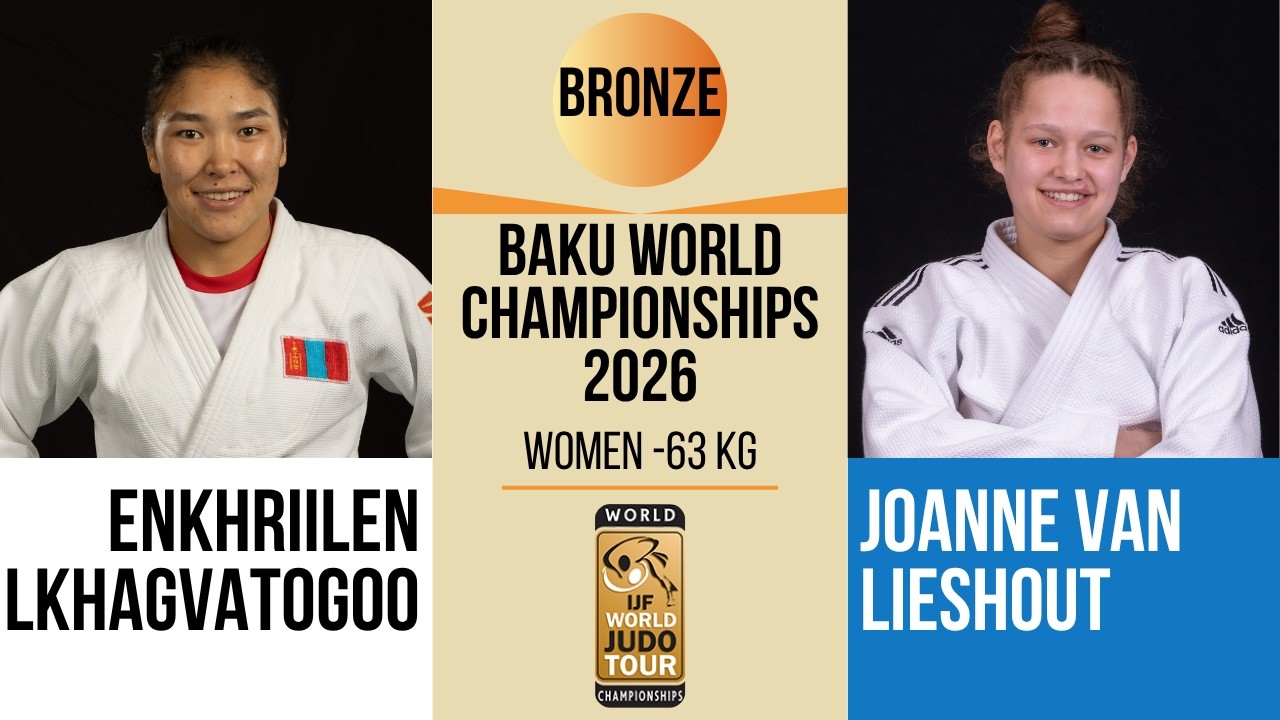 Enkhriilen LKHAGVATOGOO VS Joanne VAN LIESHOUT| Baku World Championships 2026 | BRONZE -63 kg background