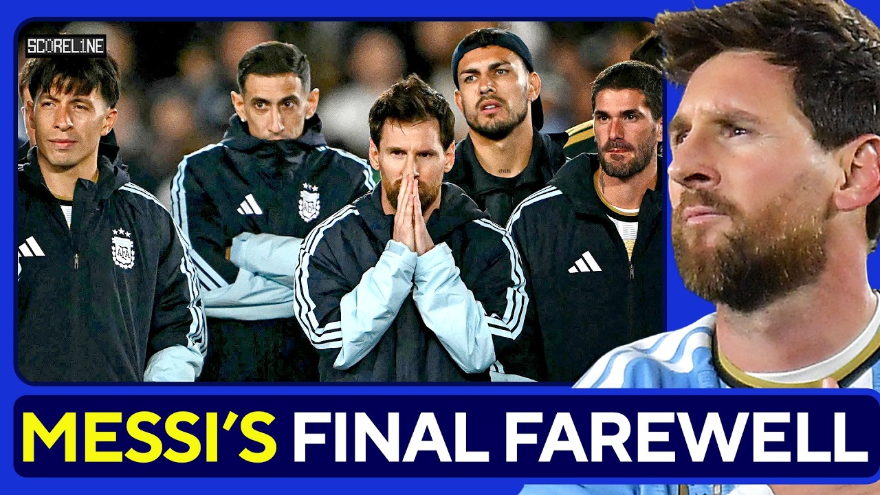 THE END OF AN ERA: One Goal, Two Assists as Messi Says Goodbye to Argentina | Recapping His Legacy background