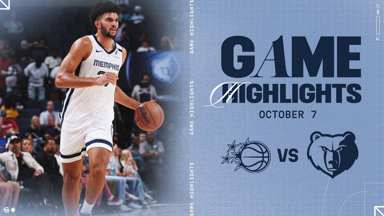 Memphis Grizzlies Highlights vs Orlando Magic background