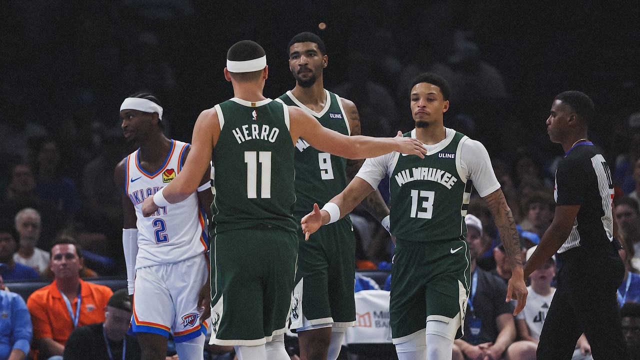 Highlights: Bucks 128 - Thunder 126 | 10.7.26 background