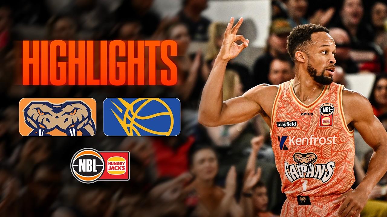 Cairns Taipans vs. Brisbane Bullets - Game Highlights - Round 4, NBL27 background