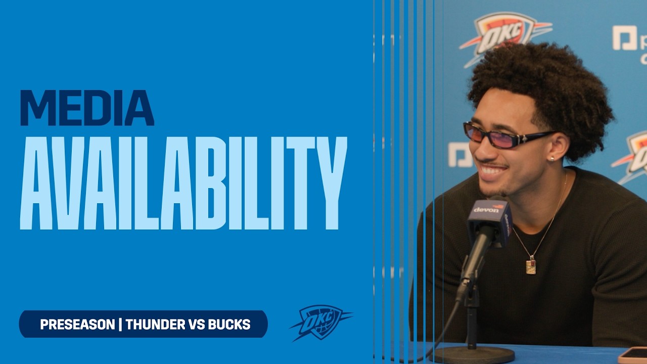 Post Game Media Availability | Preseason | October 7, 2026 | OKC Thunder background