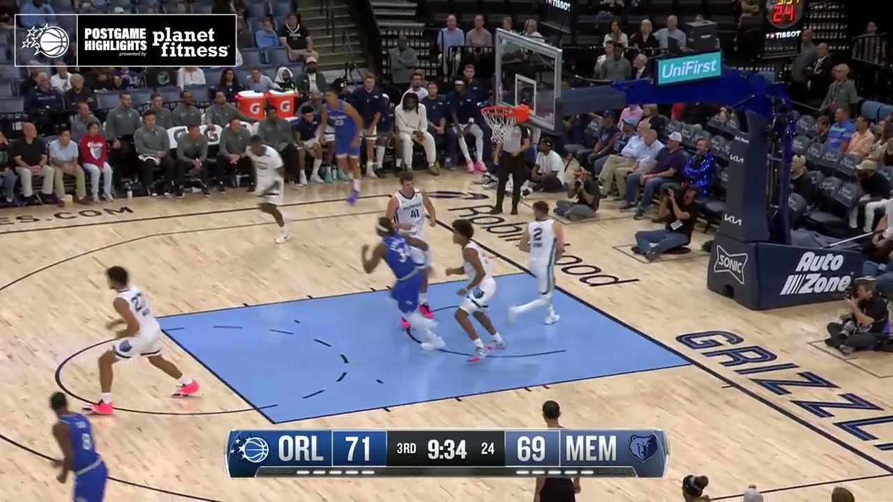 POSTGAME HIGHLIGHTS: ORLANDO MAGIC VS. MEMPHIS GRIZZLIES 10.07.26 PRESENTED BY PLANET FITNESS background