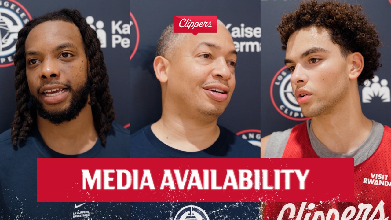 Practice Media Availability (10/07/26) | LA Clippers background