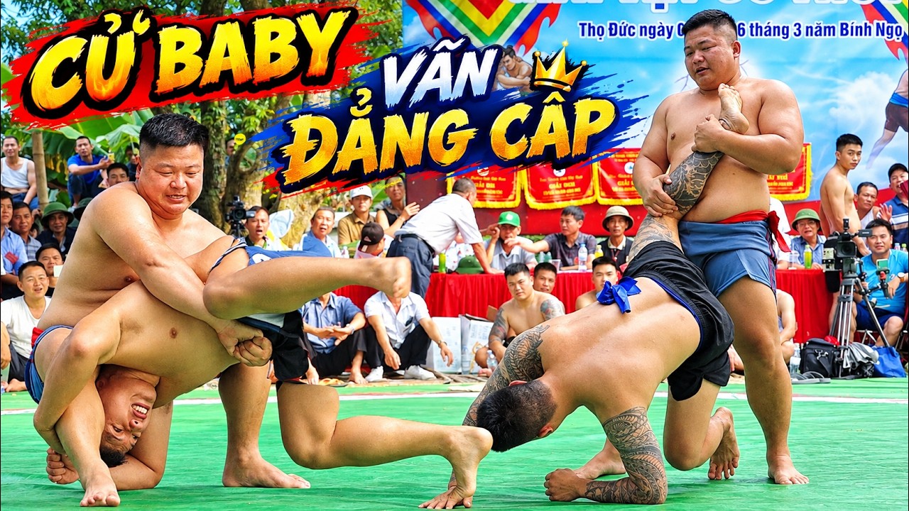 ĐẠI ĐÔ NGUYÊN THẾ CỬ GIẢI NHẤT.Đấu Vật Traditional Vietnamese Mens Wrestling. background