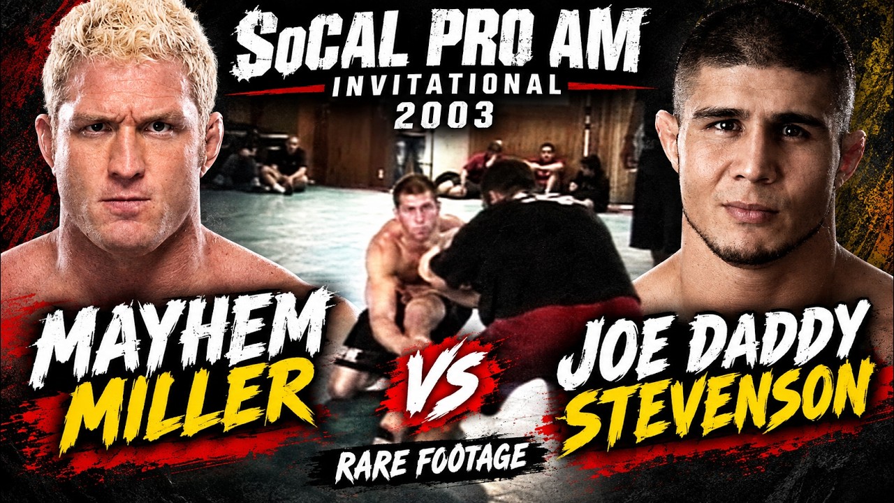Mayhem Miller vs Joe Daddy Stevenson | Full Grappling Match (Rare Footage) background