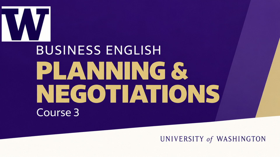 Business English: Planning & Negotiating background