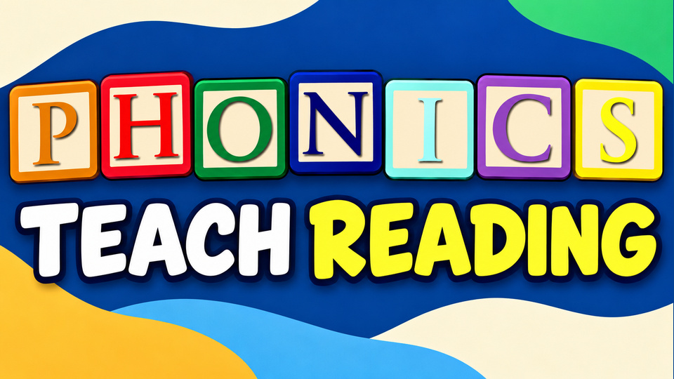 Teach Reading with Phonics - American English Pronunciation!
