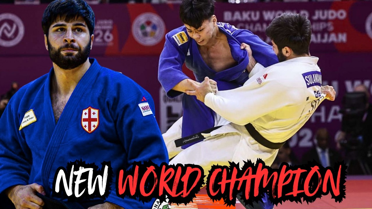 π₯ ILIA SULAMANIDZE π¬πͺ WINS WORLD GOLD π₯ | -100KG World Baku Judo Championships 2026 background