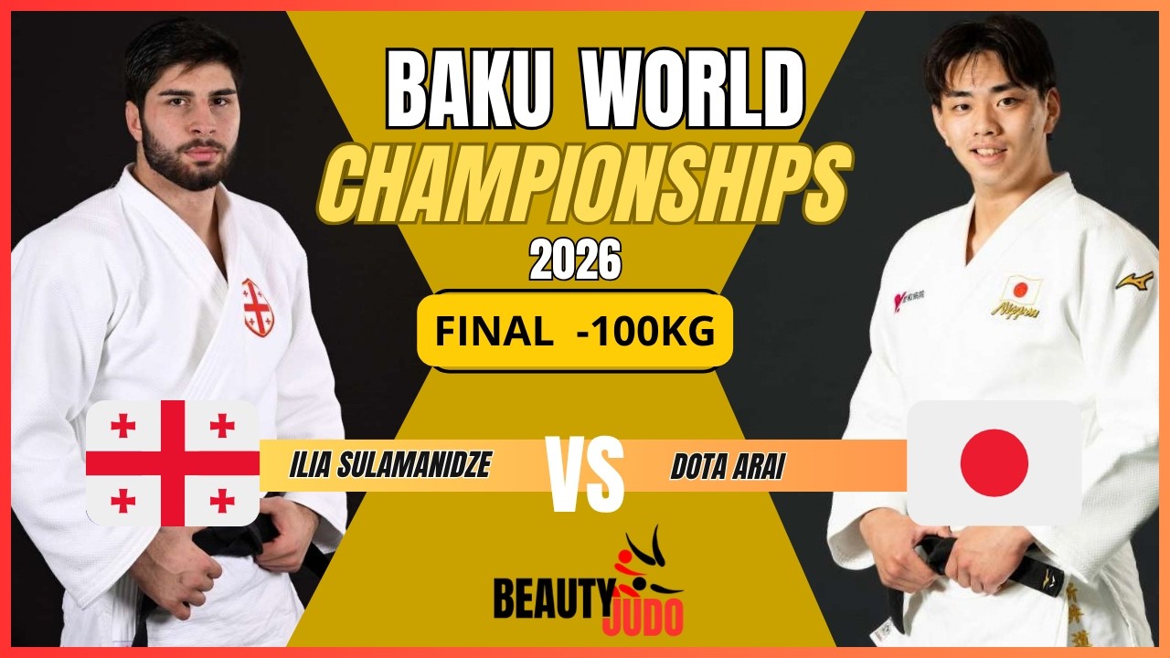 π Final -100Kg | Ilia SULAMANIDZE (GEO) vs Dota ARAI (JPN) | Baku World Championships 2026 π background