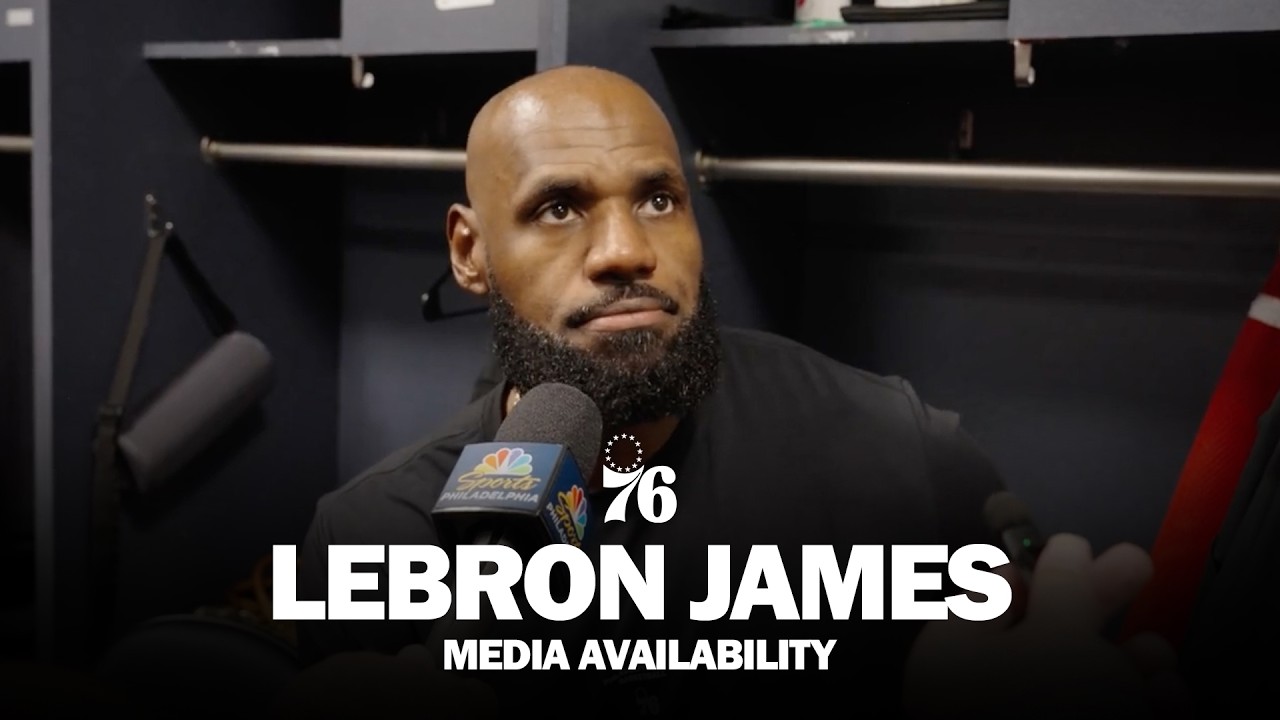 2026-27 Postgame Media Availability ๐๏ธ | LeBron James | 10.08.26 background