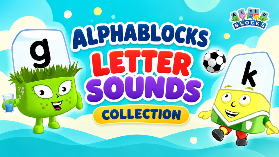 Alphablocks - #Lockdown Learning! ๐ Spelling Games background
