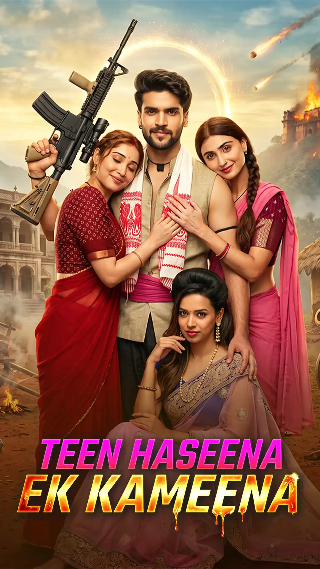 Teen Haseena Ek Kameena poster