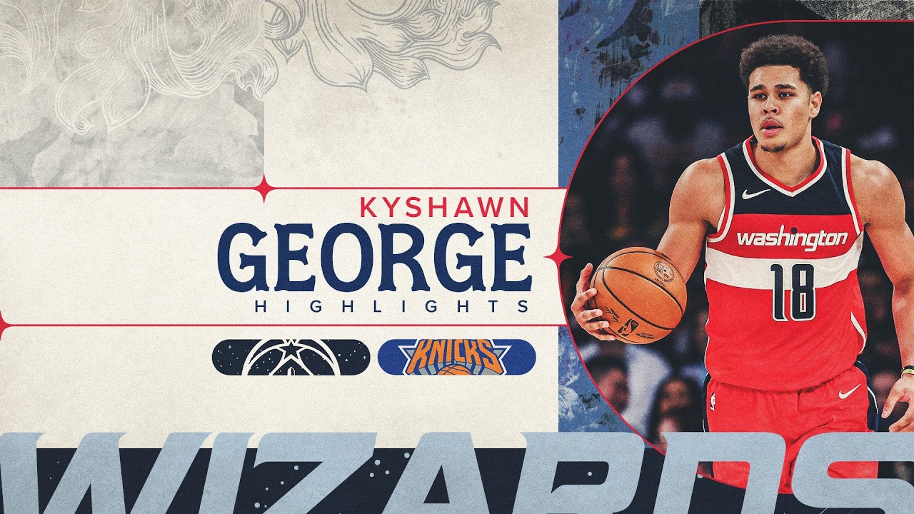 Kyshawn George Highlights vs. New York Knicks | 10.8.26 background