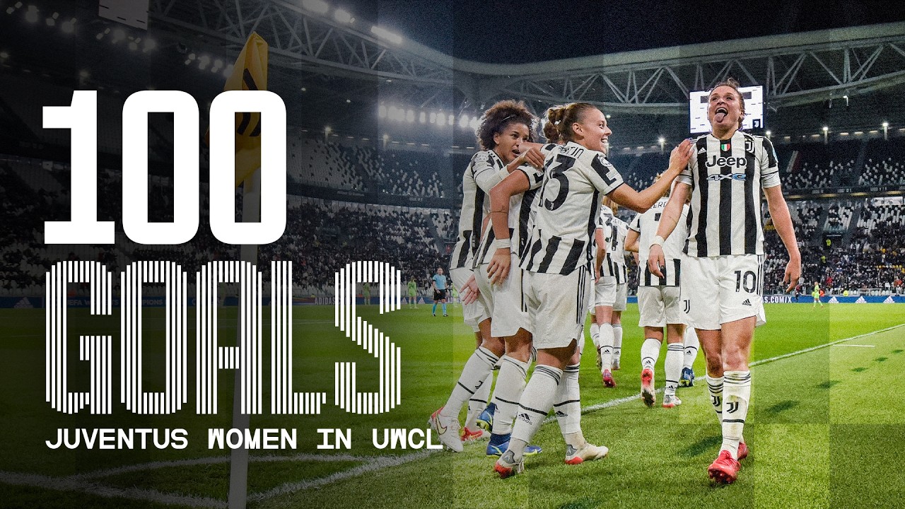 FROM 1 TO 100: EVERY JUVENTUS WOMEN UWCL GOAL ⭐ background