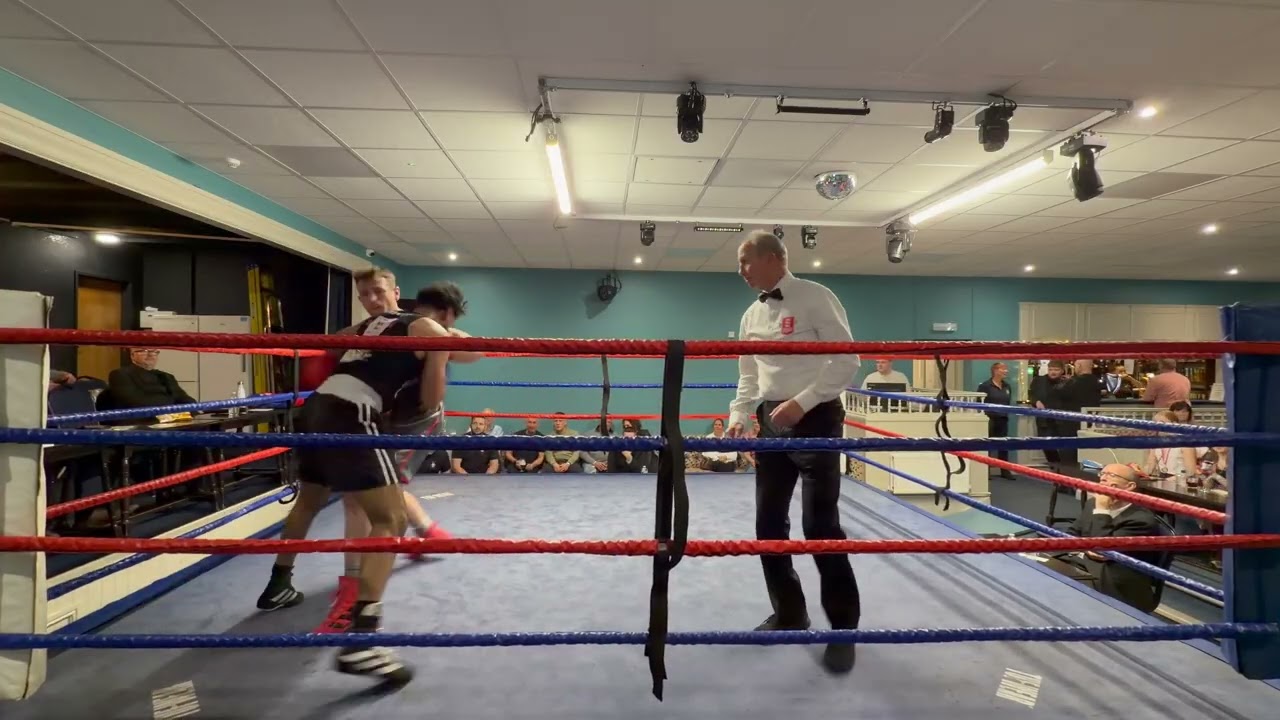 DAN GENNERY vs ZISHAN KHALIL | AMATEUR BOXING BOUT | RIPON ABC HOME SHOW background