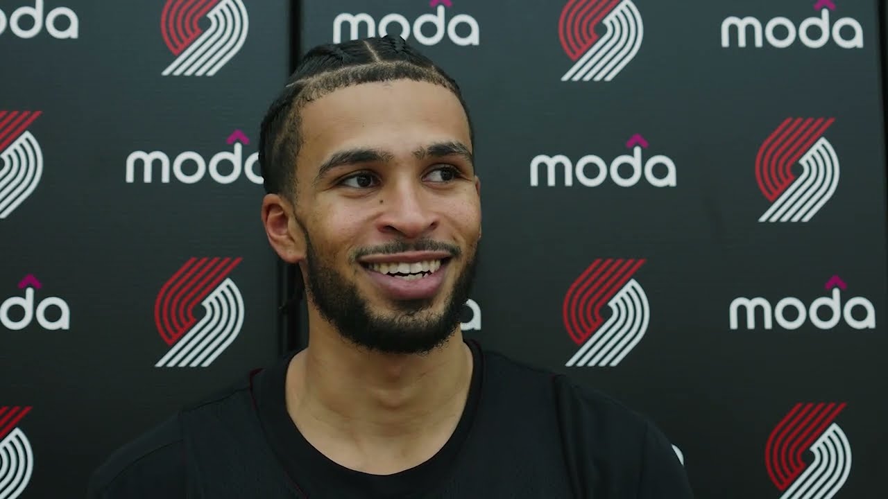 Toumani Camara Media Availability | Oct. 9, 2026 | Portland Trail Blazers background