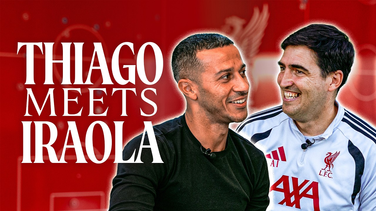 Andoni Iraola Welcomes Back Thiago Alcantara | Padel, Touchline Translations & Player vs Coach background