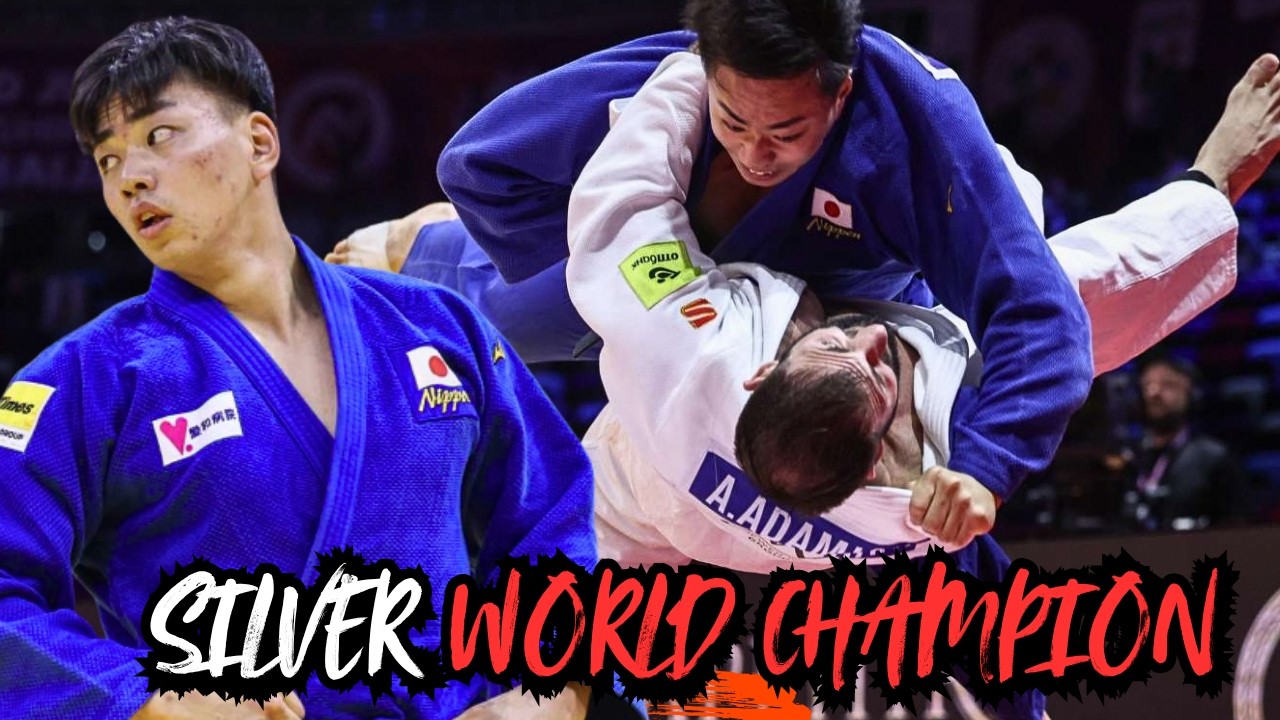 π₯ DOTA ARAI ζ°δΊιε€§ π―π΅ WINS WORLD SILVER π₯ | -90KG Baku World Championships 2026 background