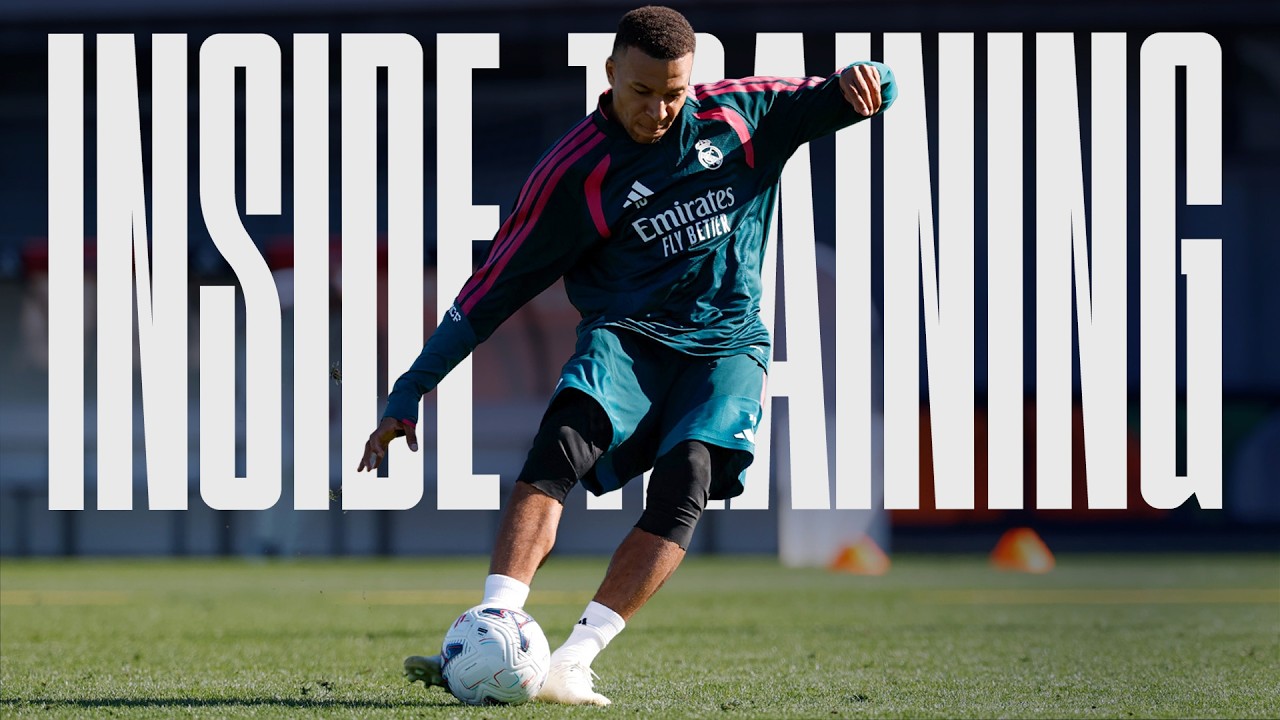 ⚽ FINAL TRAINING BEFORE VILLARREAL! Real Madrid Inside Training background