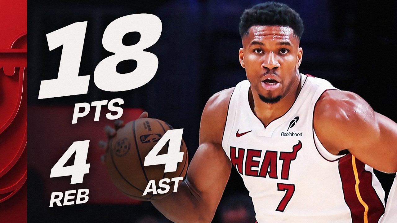 Giannis Antetokounmpo Had a Strong 18 PTS For the Heat | October 8, 2026 background