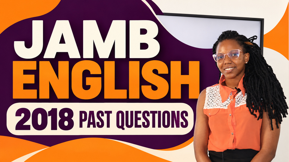 2018 JAMB English Past Questions background